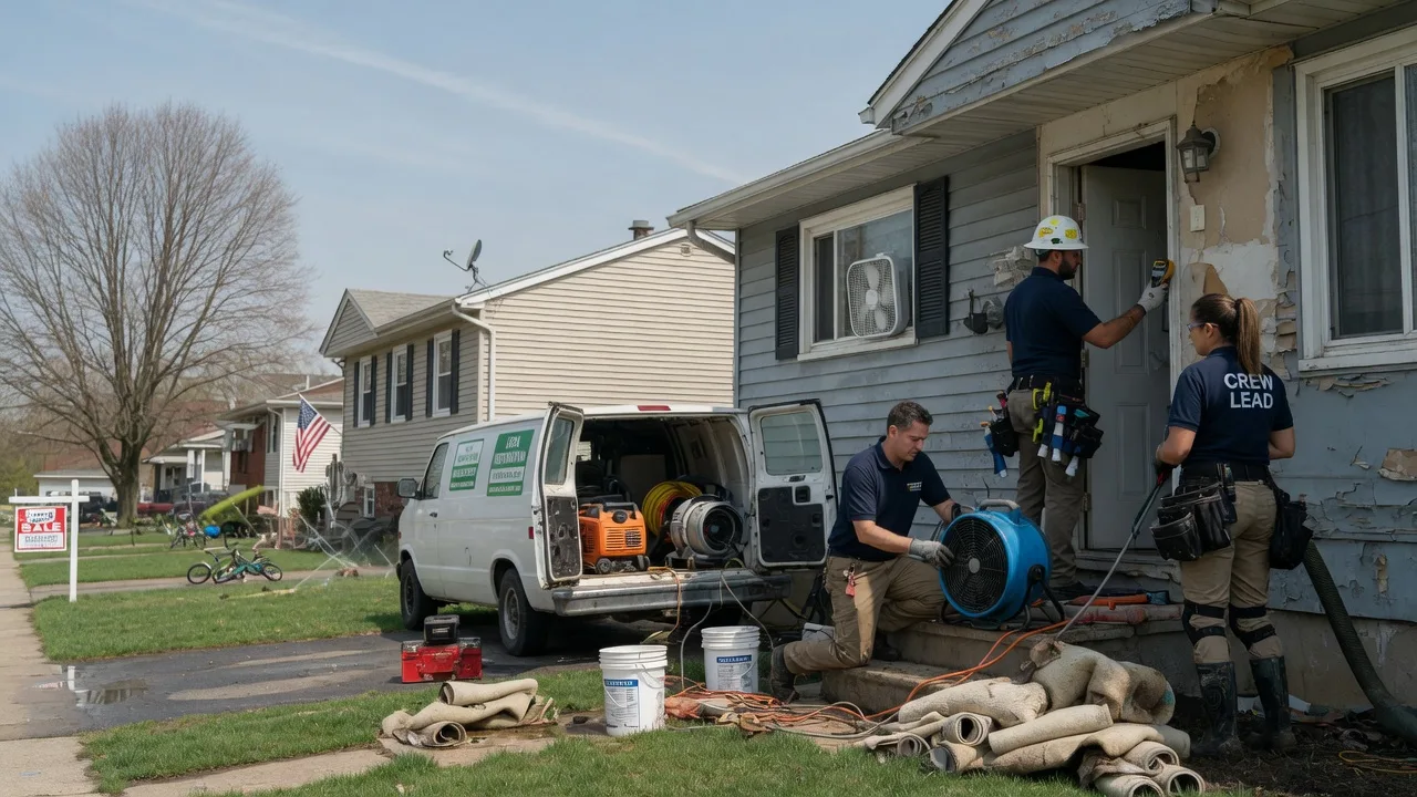 Flood Cleanup in Lawnside, NJ near me
